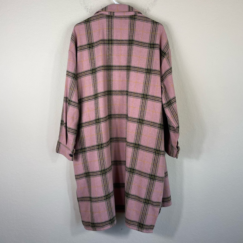 Wild Fable Plaid Long Flannel Shacket Shirt Size XXL - Picture 10 of 10